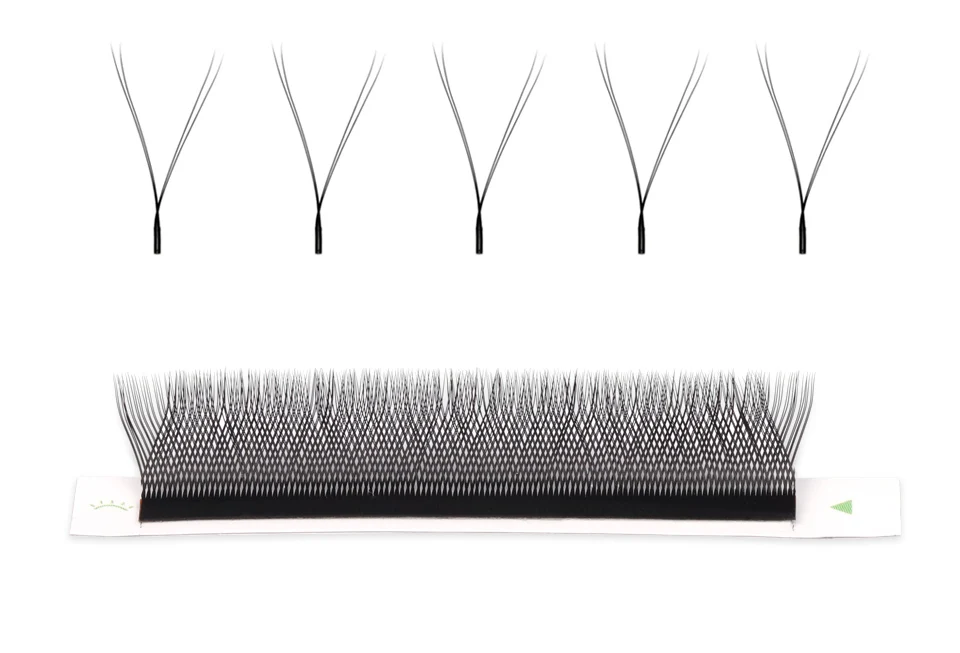 YY-förmige 3D-W-Wimpernverlängerungen, handgewebt, weich, leicht, natürliche Wimpern, vorgefertigte Volumen-Wimpern, Make-up, anfängerfreundlich – Detail 7