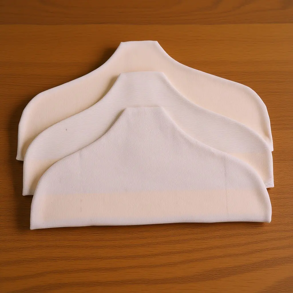 

Набор из 3-х хлопковых льняных нескользящих чехлов для вешалок, дышащие, противоскользящие, универсальные, для защиты одежды, подходят для магазинов одежды и домашнего гардероба