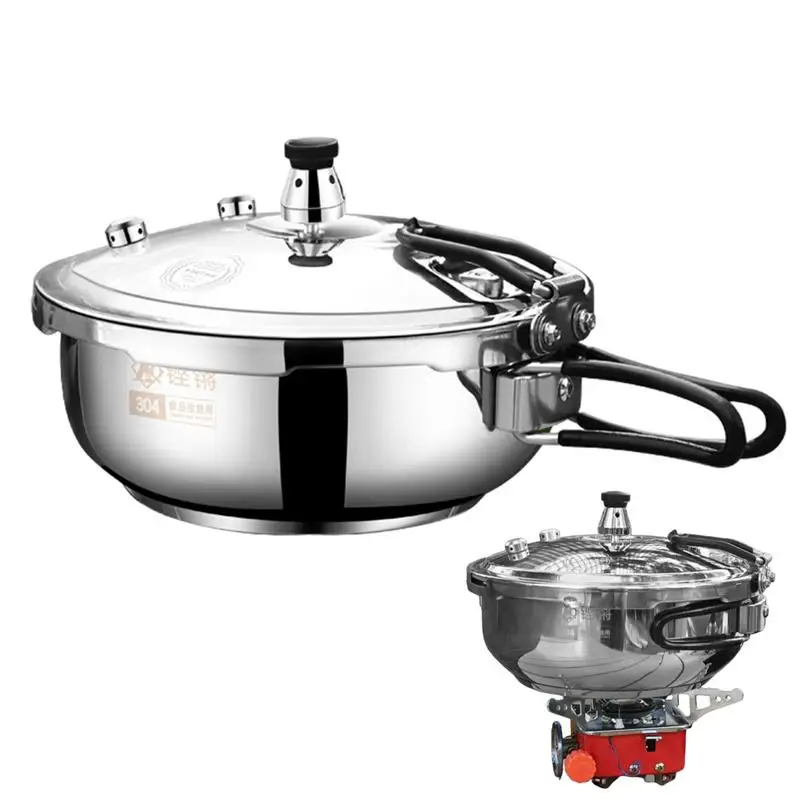 

Stainless Pressure Cooker Stainless Steel Cooking Pressure Pot Induction Compatible High Pressure Cookers With Valve Safeguard