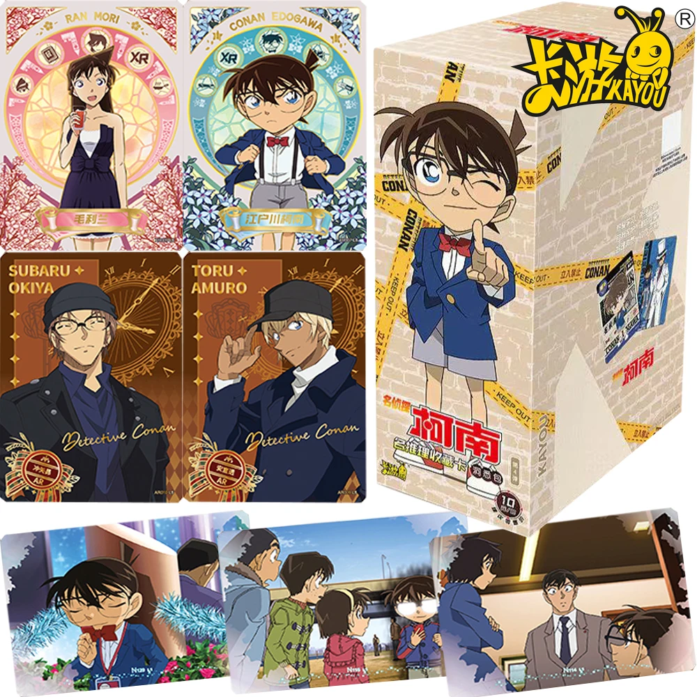 

Kayou оригинальные коллекционные карты «Детектив Конан» аниме ретро ностальгия британский стиль элегантные карты с персонажами подарки для мальчиков и девочек