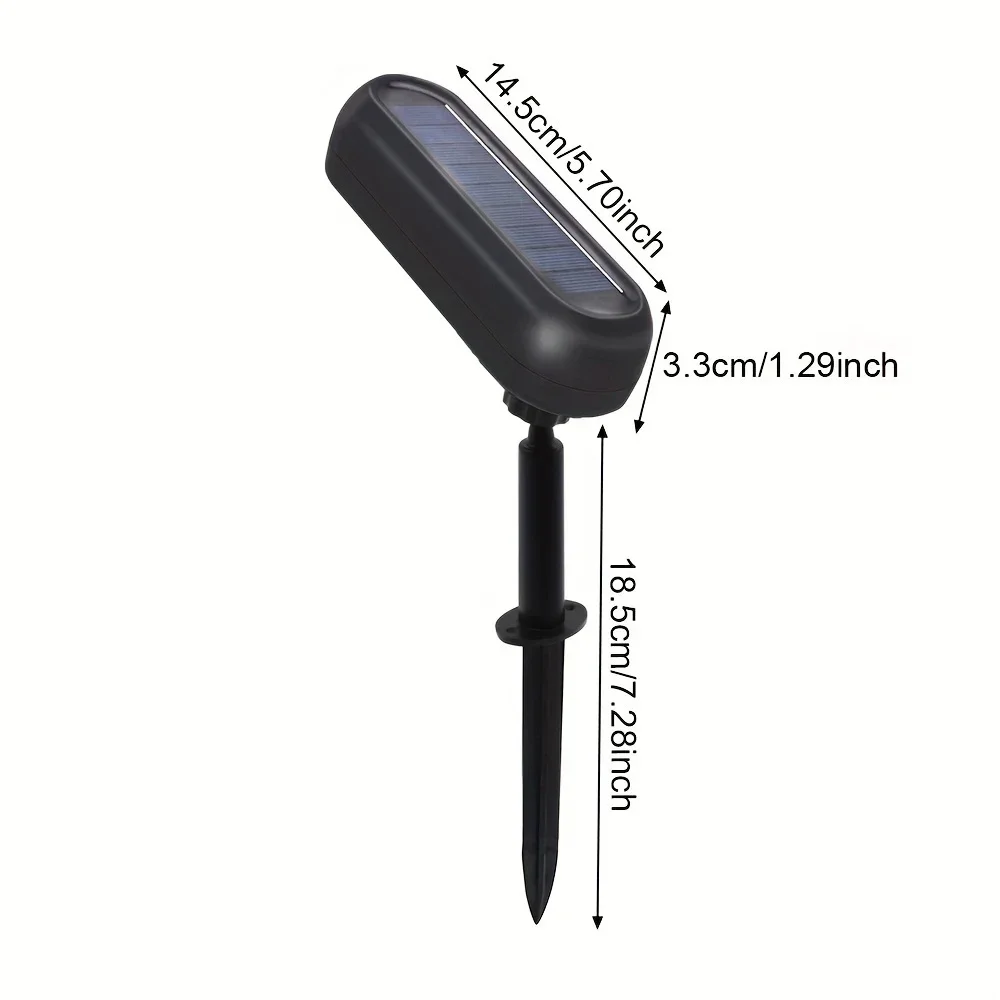 Solar Powered Outdoor Lights Garden Decoration Landscape Spotlights Waterproof Solar Lighting Yard Lawn Pathway Auto On/Off