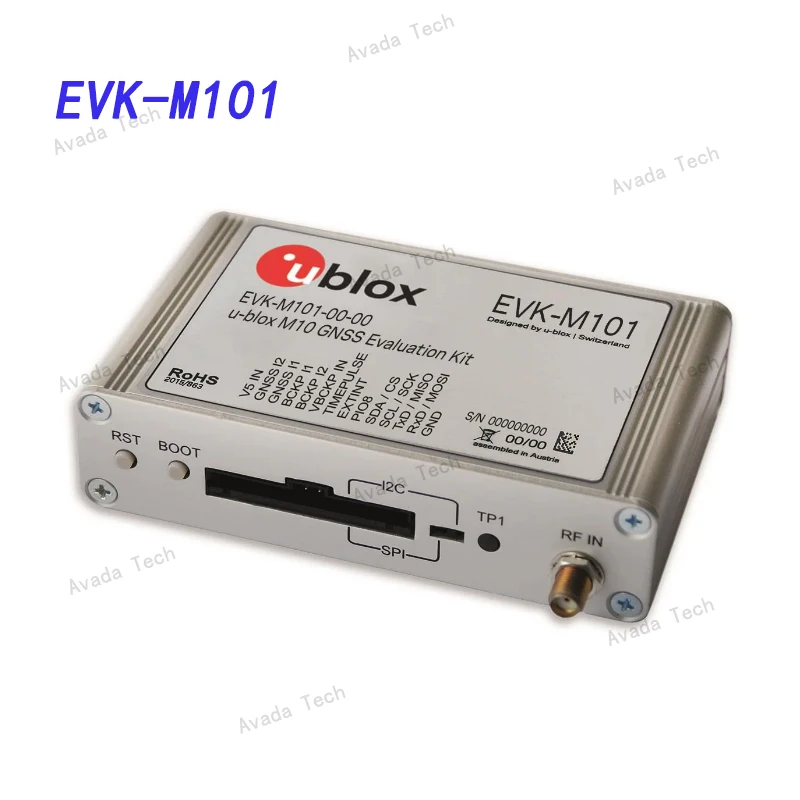 

EVK-M101 Development Tools MAX-M10S GNSS evaluation kit, TCXO, LNA, SAW filter, power sensor, u-center evaulation software