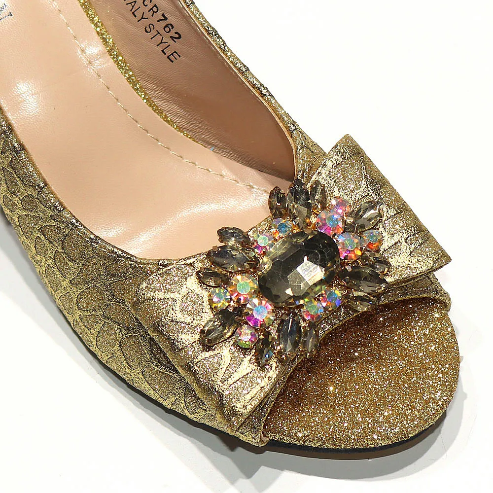 صنادل نسائية بتصميم الترتر ، كعب عالي ، طقم أحذية وحقائب حفلات ، مضخات زفاف فاخرة ، ممتازة ، من حجر الراين