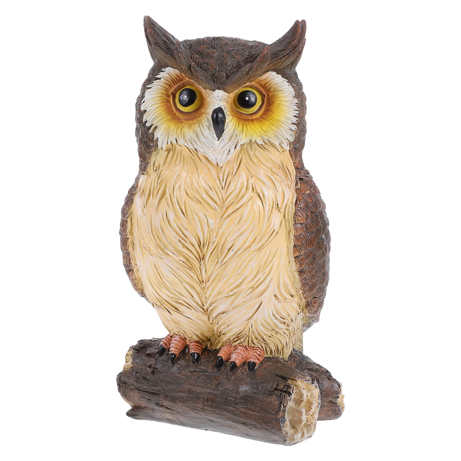 

Owl Statue Fake for Garden Ornaments Decoration Small Resin Outdoor Home Figurine