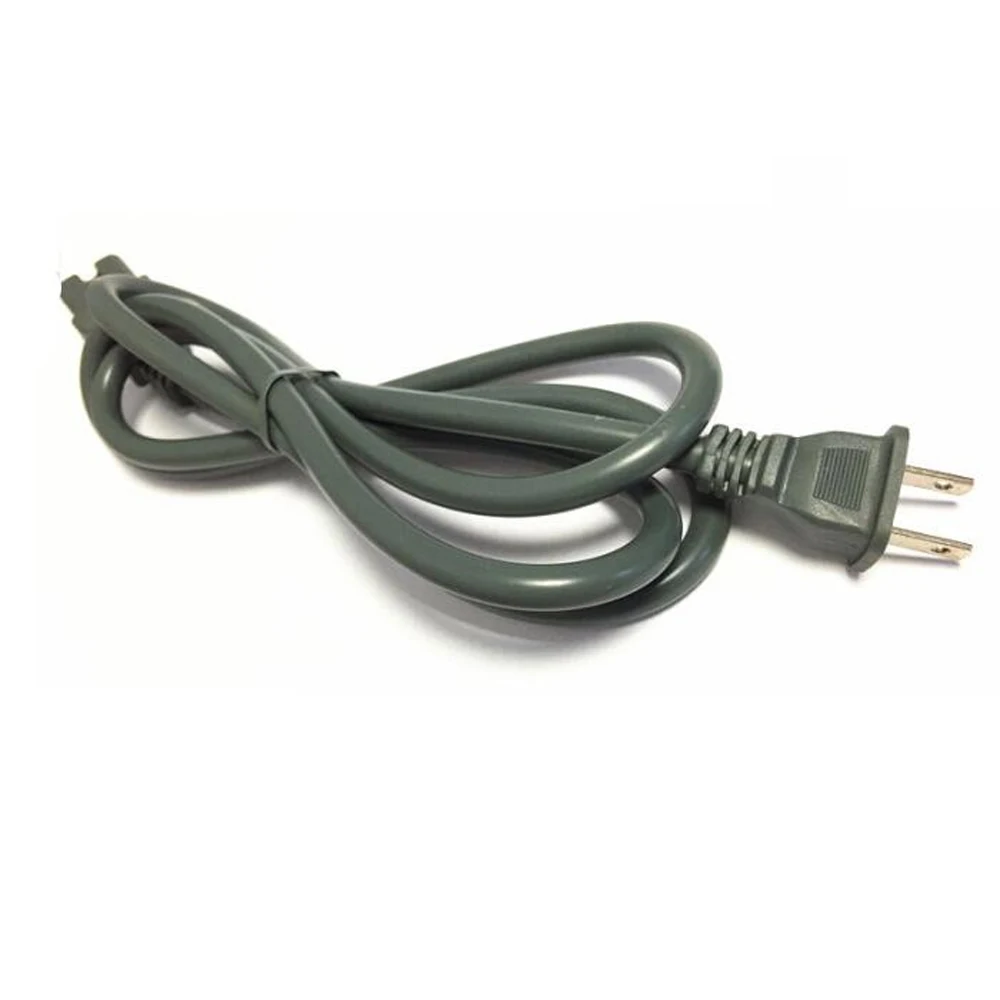 10pcs US plug Charger cable For XBOX 360 power cord fat console 3-hole thick machine power cord