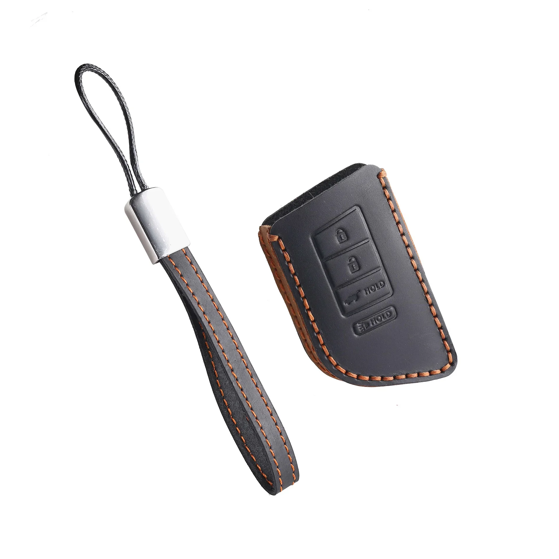 Leather Car Remote Key Fob Case Key Cover For Acura TLX MDX RDX RLX ILX 2022 2023