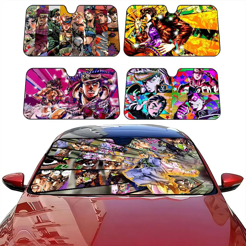 

Jojos Bizarre Manga Adventure Personalized Windshield Sunshade Car Cover Sun Shade Auto Sun Visor Car-covers Car
