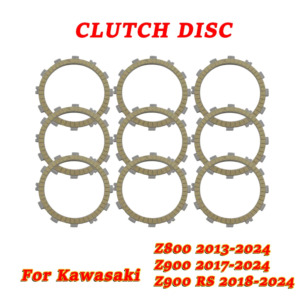 

For Kawasaki Z800 Z900 Z900RS 2013 2014 2015 2016 2017 2018 2019-2024 Motorcycle Accessories Clutch Friction Steel Plate Kit