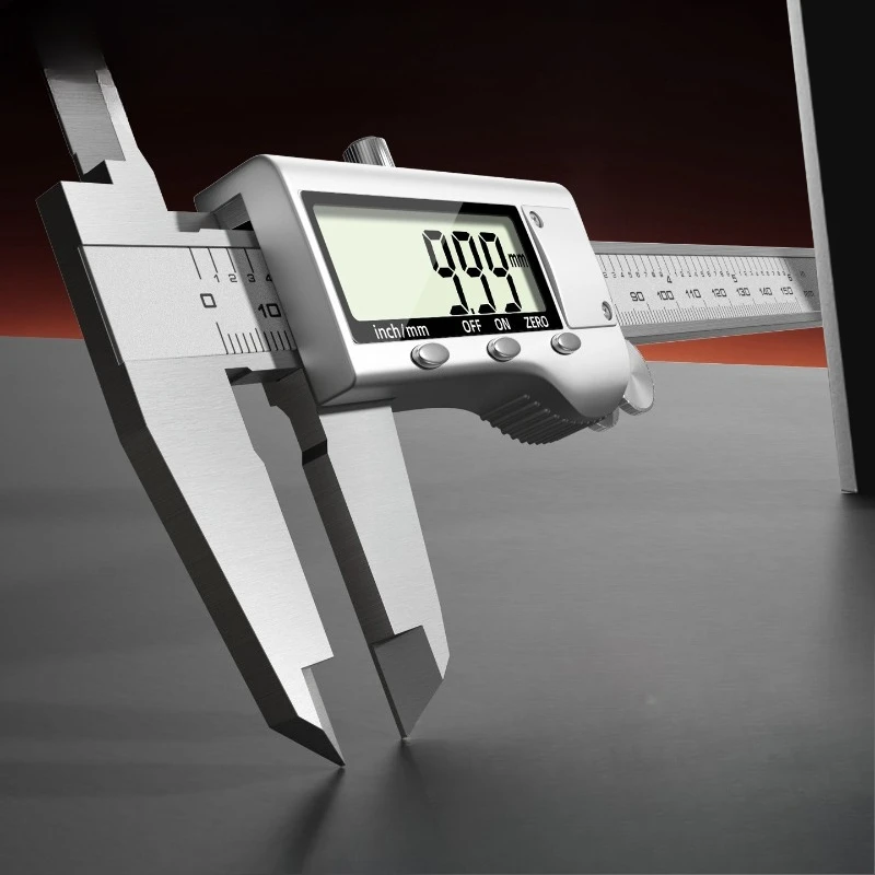 Mini Vernier Caliper Electronic Digital Display Calipers High Precision Portable Calipers Set Versatile Metal Caliper with Box