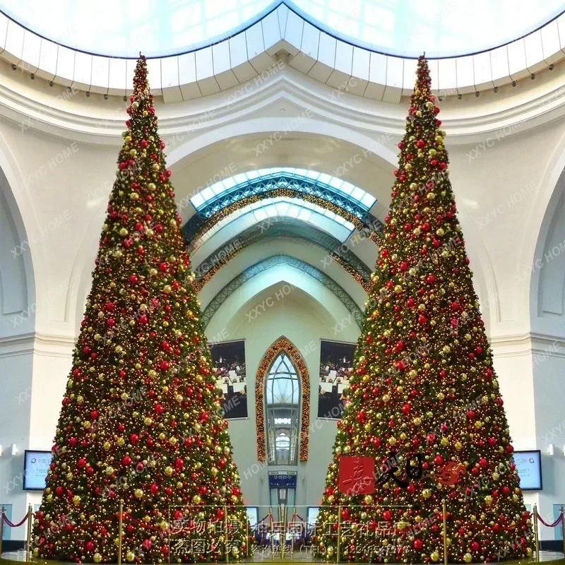 

Каркас для большой новогодней елки QQHY 15м, 12м, 10м, 4/6/7/8/9м для торговых центров, отелей, улицы