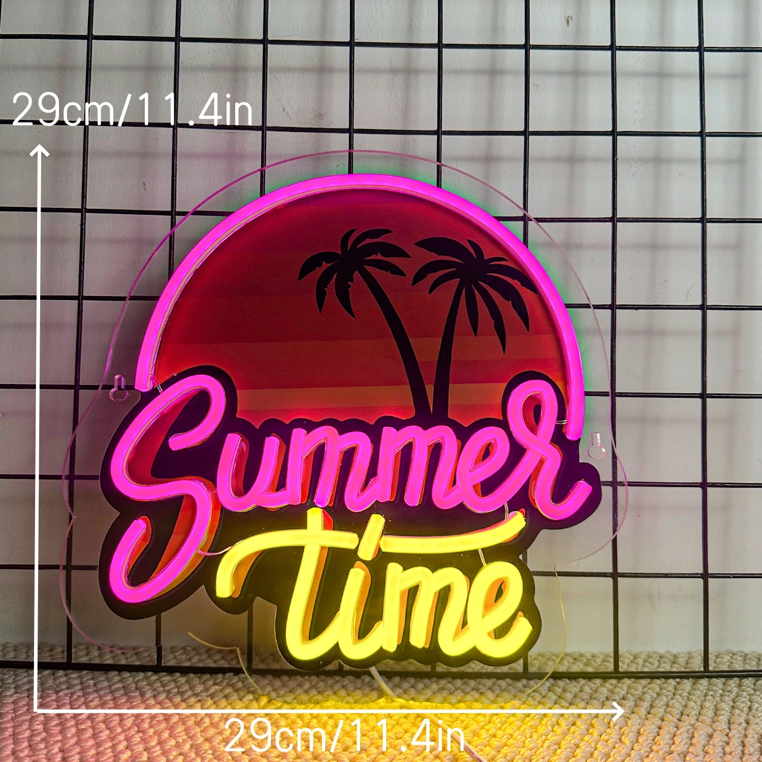 Summer Time Neon Signs Custom Custom For Wall Art Decor 5/12V USB For Beach The Sea Tavern Club Party Decor Dimmable Led Light
