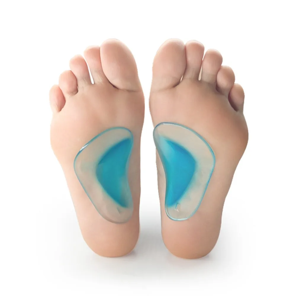 10Pair Orthotic Insole Arch Support Silicone Children Insole Flat Foot Flatfoot Corrector Shoe Cushion Insert Gel Orthopedic Pad