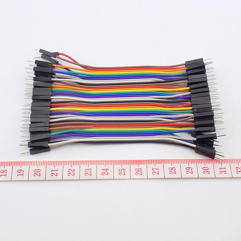 10cm 40pin kabel mostkujący eklektyczny kabel breadboard z męskiego na męskie żeński do żeńskiego Pin Jumper złącze żyłki dla Arduino DIY Kit — zdjęcie 6