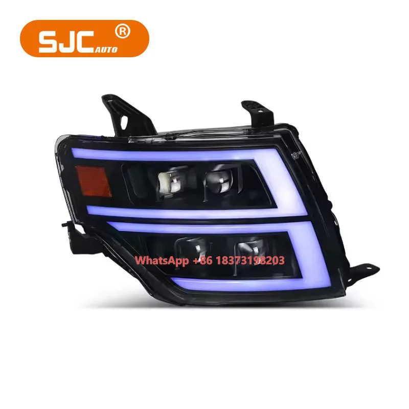 

SJC Auto Headlight for Pajero V97 V93 2006-2021 Front Light Daytime Running LED Light Plug and Play Headlamp Assembly