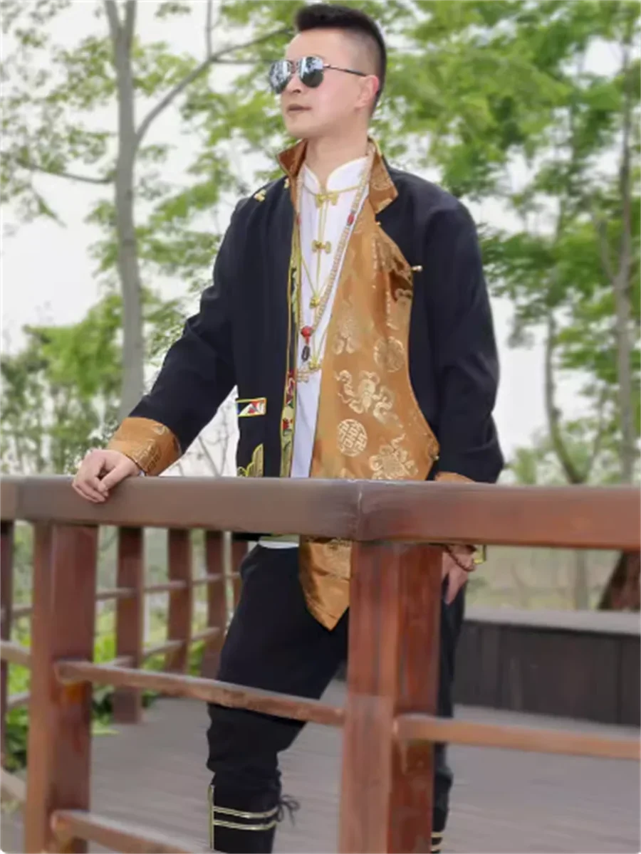 

Spring and Autumn Xizang Men's Fashion Top and Jacket