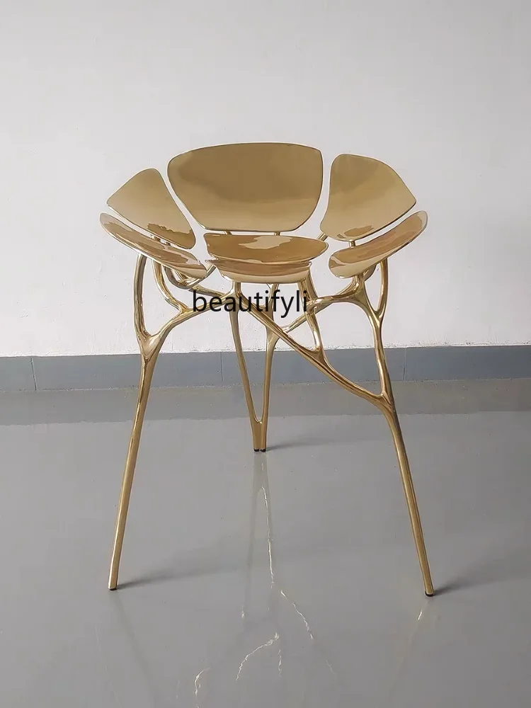 

ss7486 Dining Chair Designer Luxury Armchair Light Luxury Villa High-End Club Decorative Band Armrest Leisure Chair chairs livin