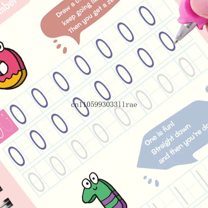 Preschool Magic Dotted Calligraphy Book Stroke By Stroke Tracing for Early Enlightenment