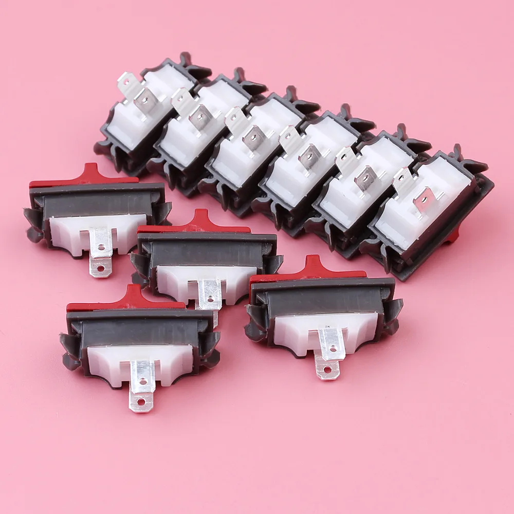 10pcs/lot On Off Stop Switch For Husqvarna 44 362 365 371 372 336 339XP Chainsaw Spare Replacement Part