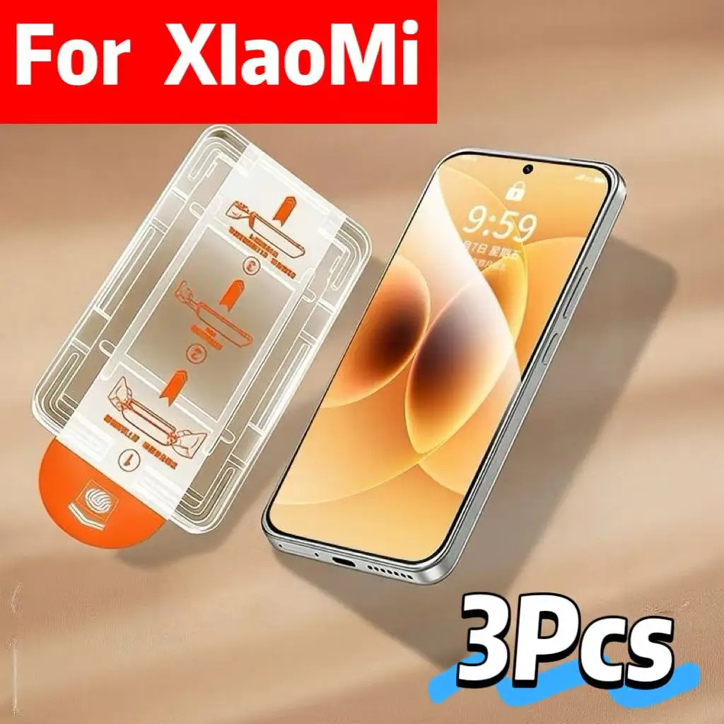 

Защитная пленка из закаленного стекла высокой четкости, 3 шт., для серии Xiaomi Mi 9/10/11/12/13/14/15/17