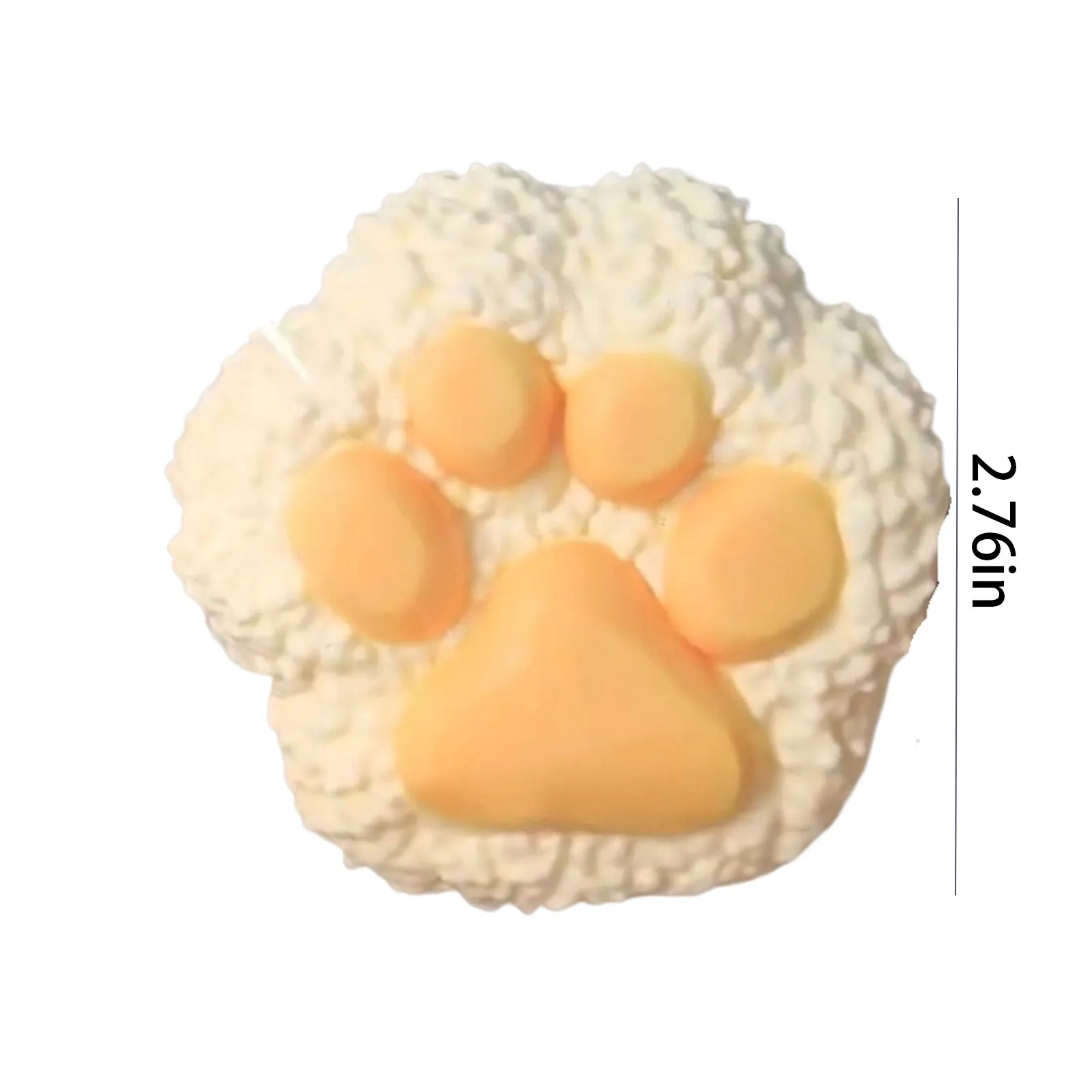 1PC TPR Cat\'s Paw Rice And Vegetable Roll Stress Relief Squishy Fidget Toy Mini Kawaii Silicone Small Cat Paw Cute Cat Foot