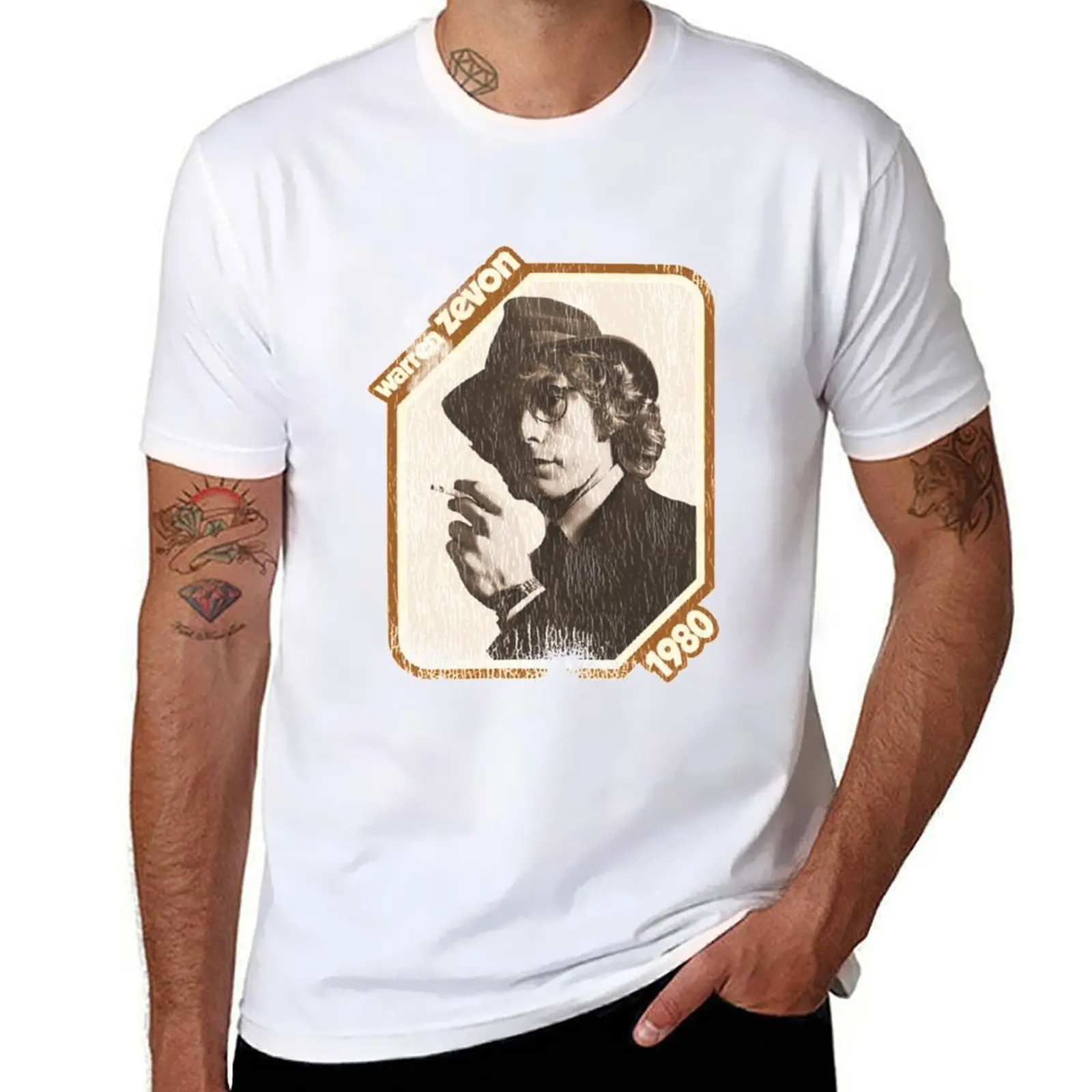 

Warren Zevon T-Shirt man t shirts graphic cotton t shirt man man t shirt designer T-Shirt
