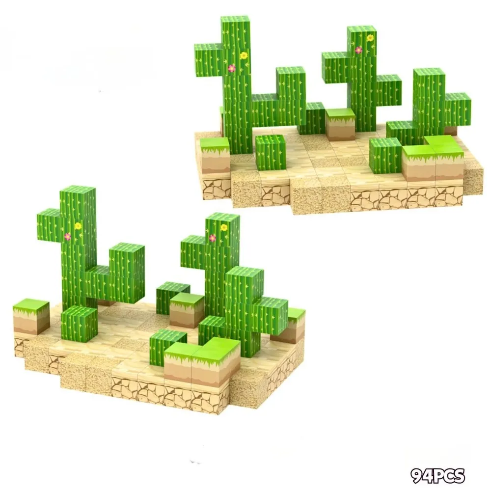 2025 New Magnetic Building Blocks Tung Tung Sahur Tralalero Children's Gift Assembly Toys Children's Festival Gifts