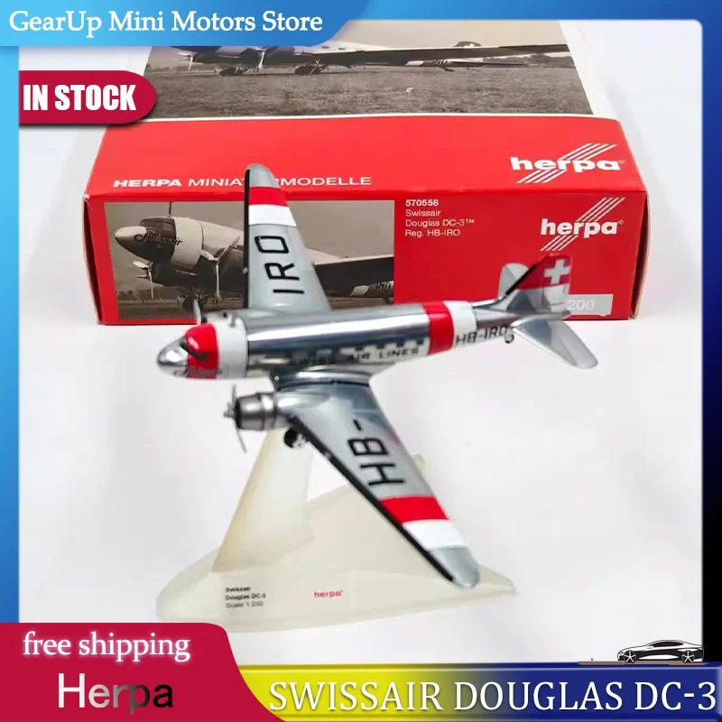 nuovo-in-stock-herpa-1-200-swissair-douglas-dc-3m-modello-di-aereo-da-trasporto-in-lega-570558-miniaturmodelle-giocattoli-ornamento-regalo-per-bambini