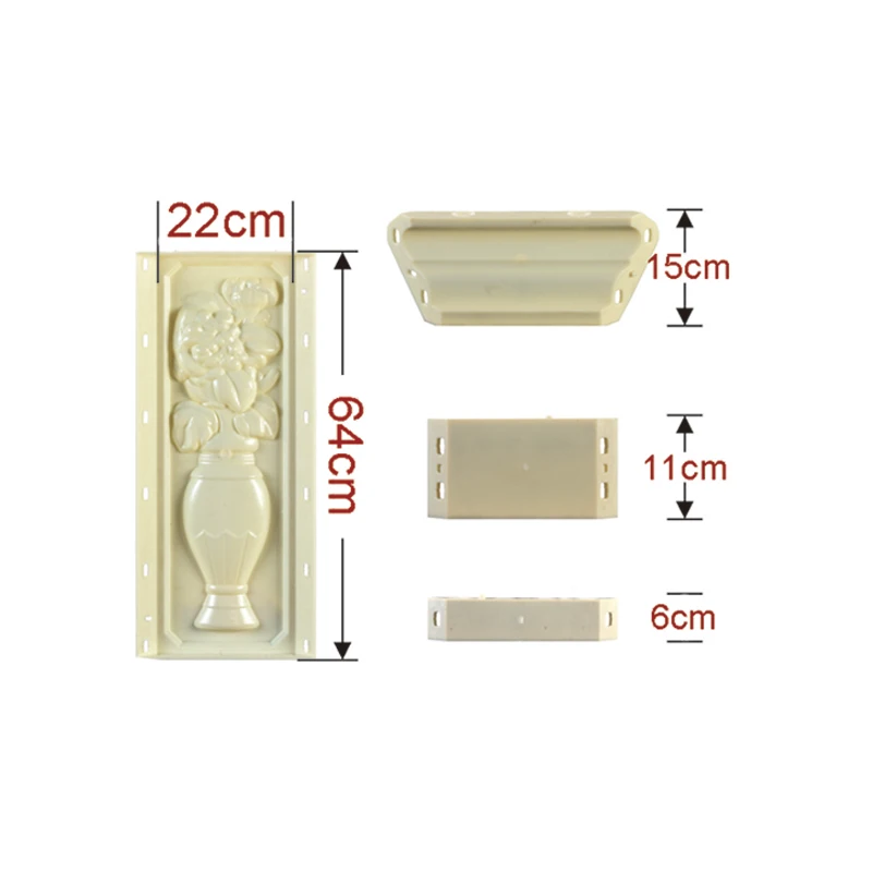 22cm 94cm Side and Square Pillar Mold