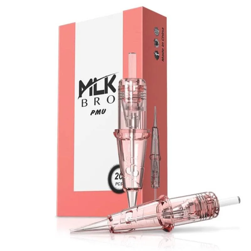 

MLK BRO перманентный макияж картридж для татуировки иглы подводка для бровей губы SMP микроблейдинг роторные ручки 20 шт./кор.