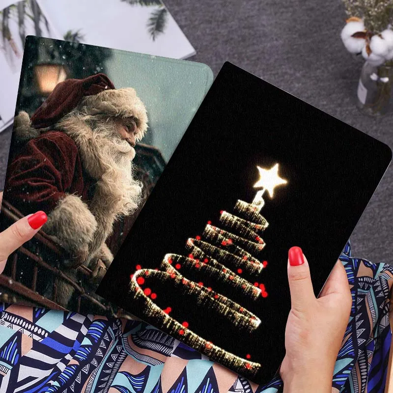 

Spiral Star Tree Light Tablet Case For Lenovo Xiaoxin Legion Pad Tab Pro GT Y700 Gen4 2 11 P11 M10 K10 3rd Plus Gen Gift