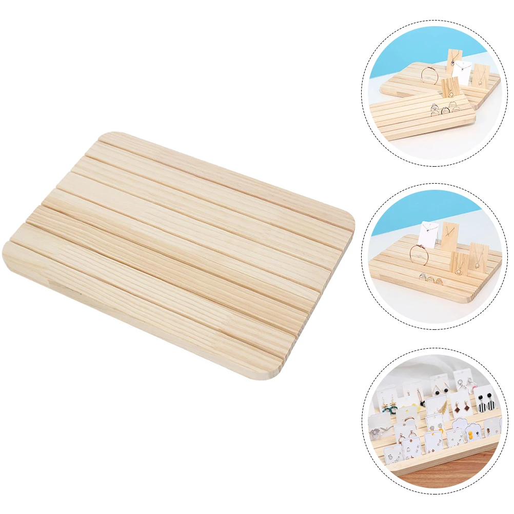 

Earring Display Stand Wood Jewelry Displays Holder Rack Earing Bracelet for Selling