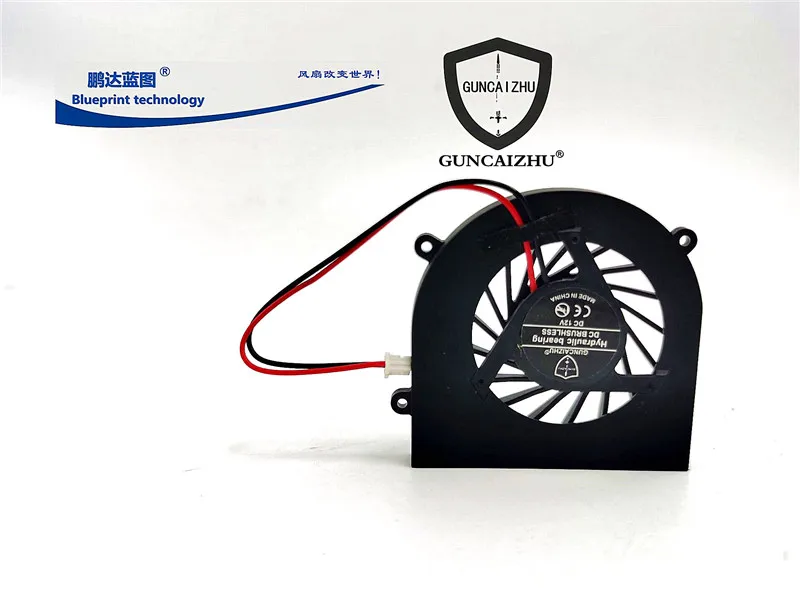 New Guncaizhu 4506 4.5cm Turbine Frameless Notebook 12v0.19a Mute Cooling Fan