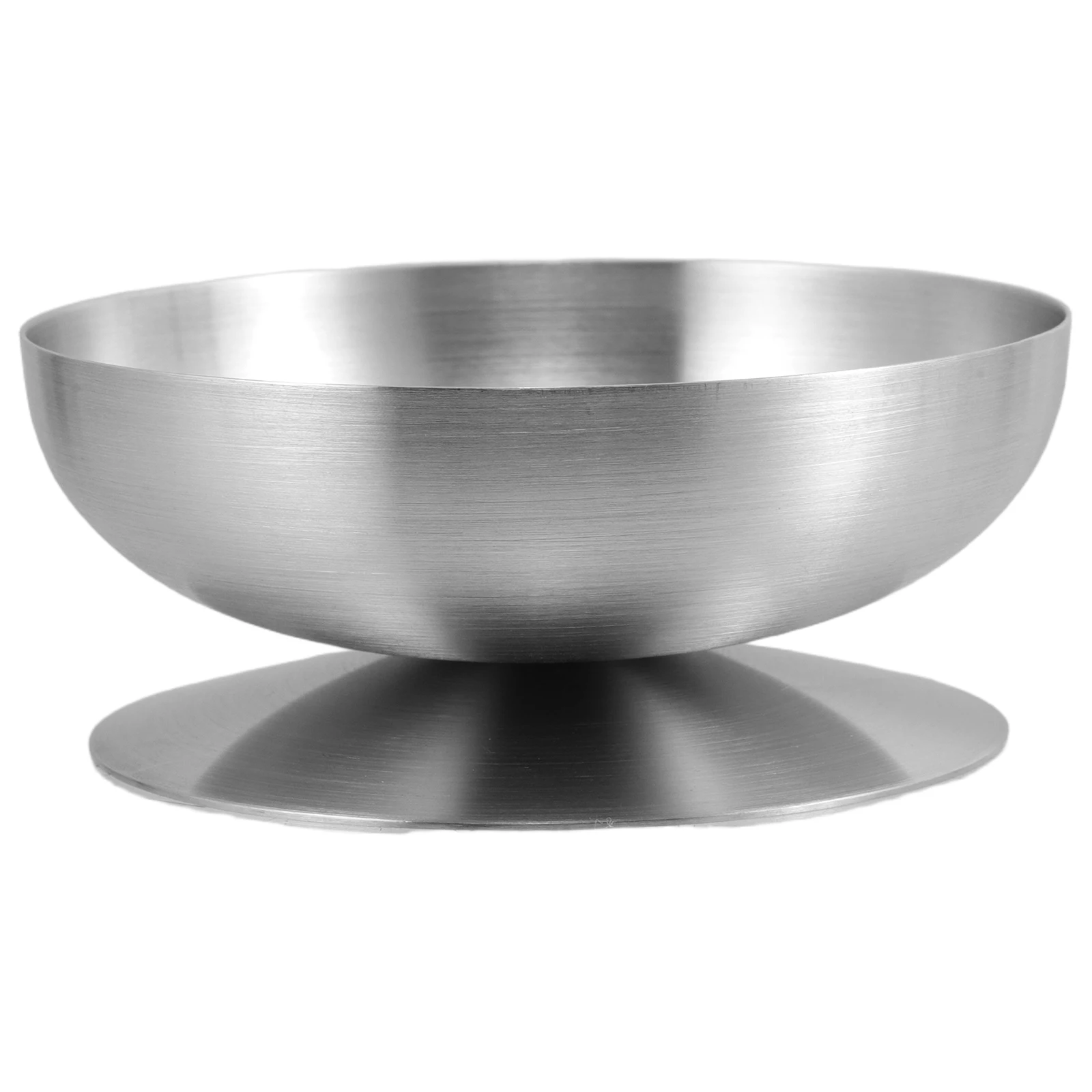 

100ml Stainless Steel Ice Cream Cup Footed Dessert Bowl For Dessert Serving Metal Bowl Rounded Small Pudding Cup