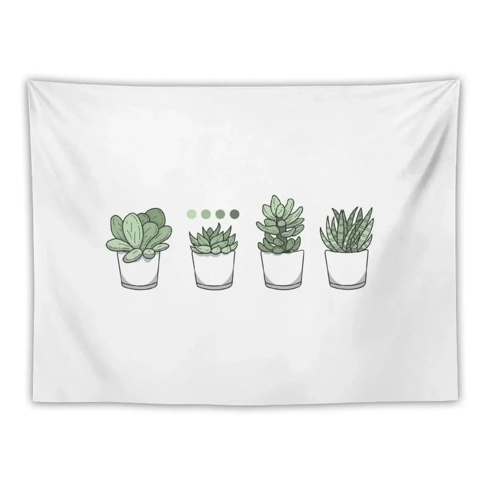 

Tiny Potted Succulents and Gradient Tapestry Decorations For Your Bedroom Bedroom Decorations Bedrooms Decor Tapestry