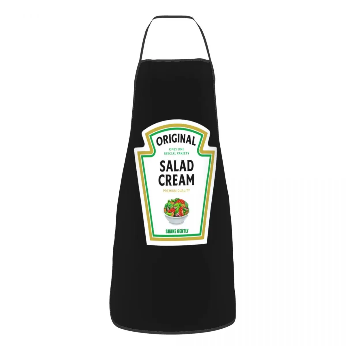Unisex ensalada crema salsa disfraz de Halloween a juego Ketchup mostaza Mayo babero delantal Chef Tablier Cocina para cocinar jardinería