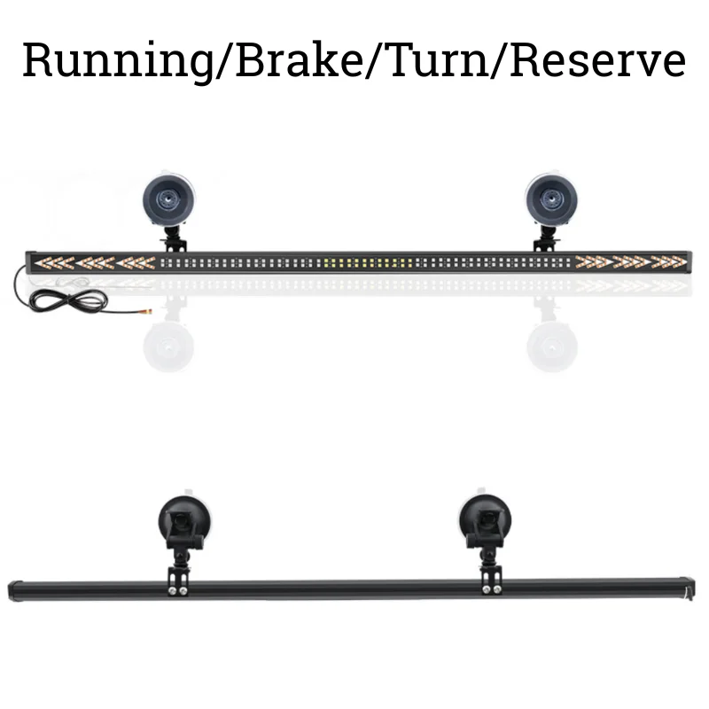 2026  New Condition 216 LED 12V Truck Recovery Emergency Arrow LED Light Bar with Brake & Turn Running Light Function