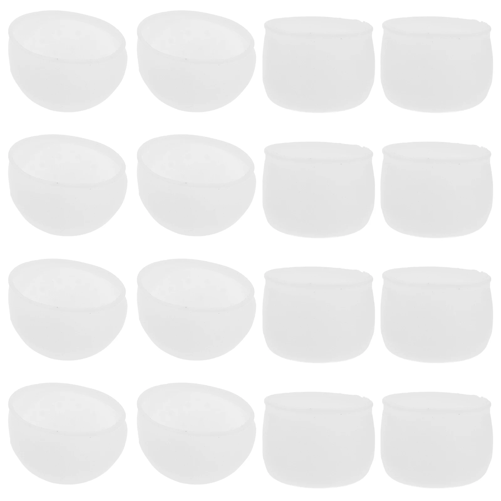 

20pcs Table Feet Covers Silicone White Leg Protectors for Chairs Furniture Legs Protectors Anti Scratch Floor Mat