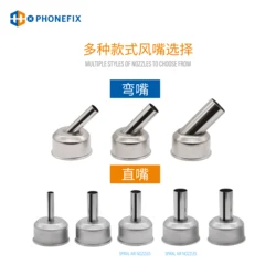 ATTEN ST-862D ugello pistola ad aria calda bocca piegata curva/diritta/spirale ugello manicotti stazione di saldatura pistola ad aria calda strumento di saldatura
