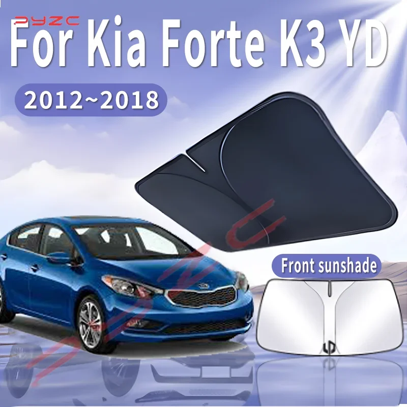 

Car Sun Visor For Kia Forte K3 YD 2012~2018 2015 MK2 Front Windshield Sunshade Heat Insulation Summer Cooling Auto Accessories