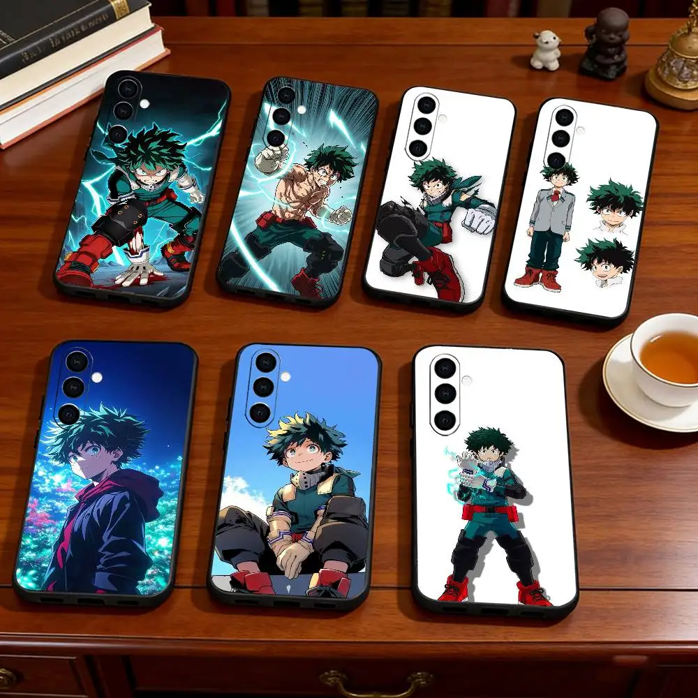 

Anime M-My Hero Academia D-Deku Phone Case For Samsung Galaxy A73,A72,A71,A70,A53,A52,A51,Others Soft Black Cover