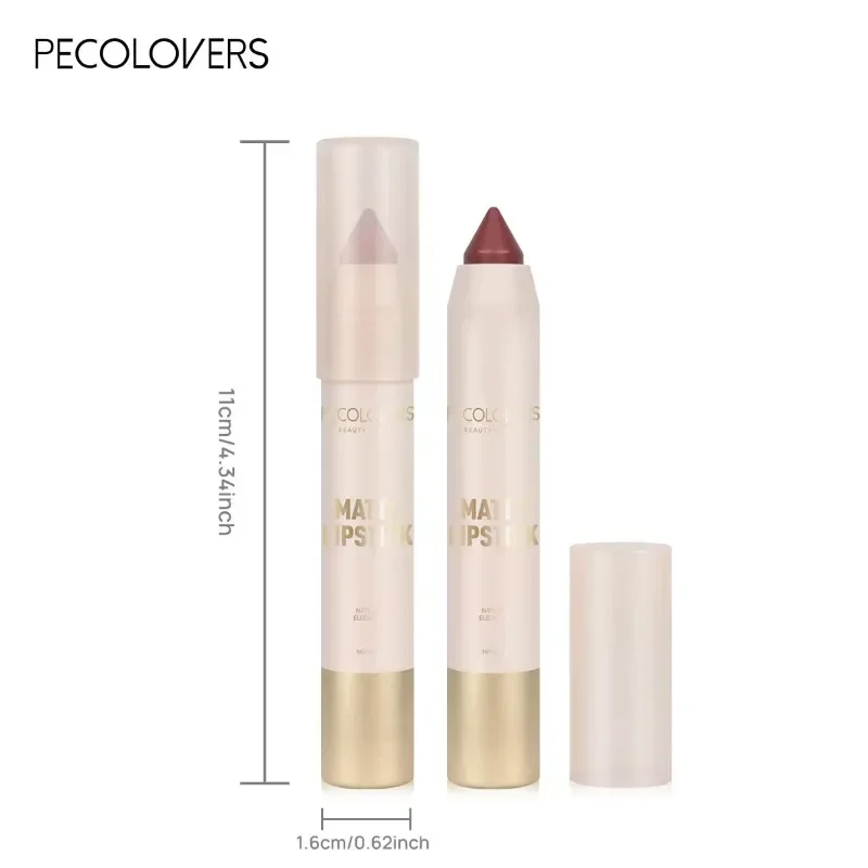 1PC Matte Lip Liner,ลิปสติก,ง่ายต่อการสีลิปสติกปากกา,ลิปสติกธรรมชาติ,กันน้ํา,Lip Makeup เครื่องสําอางค์