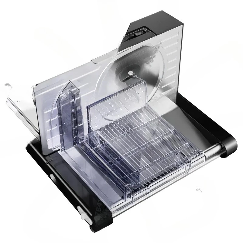 220V/110V Household Electric Slicer Silent Frozen Meat Stainless Steel Meat Slicer Commercial