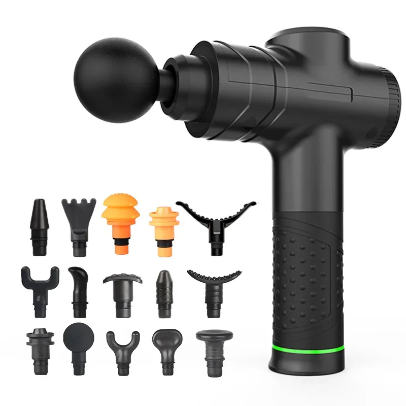 

#x Soft Touch Head Facial Massager 30 Speed Body and Muscle Fascial Massage Gun for Increased Blood Circulation