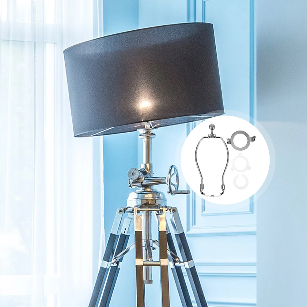 Floor Lamp Shade Harp Holder Iron Horn Frame Durable Lampshade Lamp Bracket for Home Office Horn Light Bracket