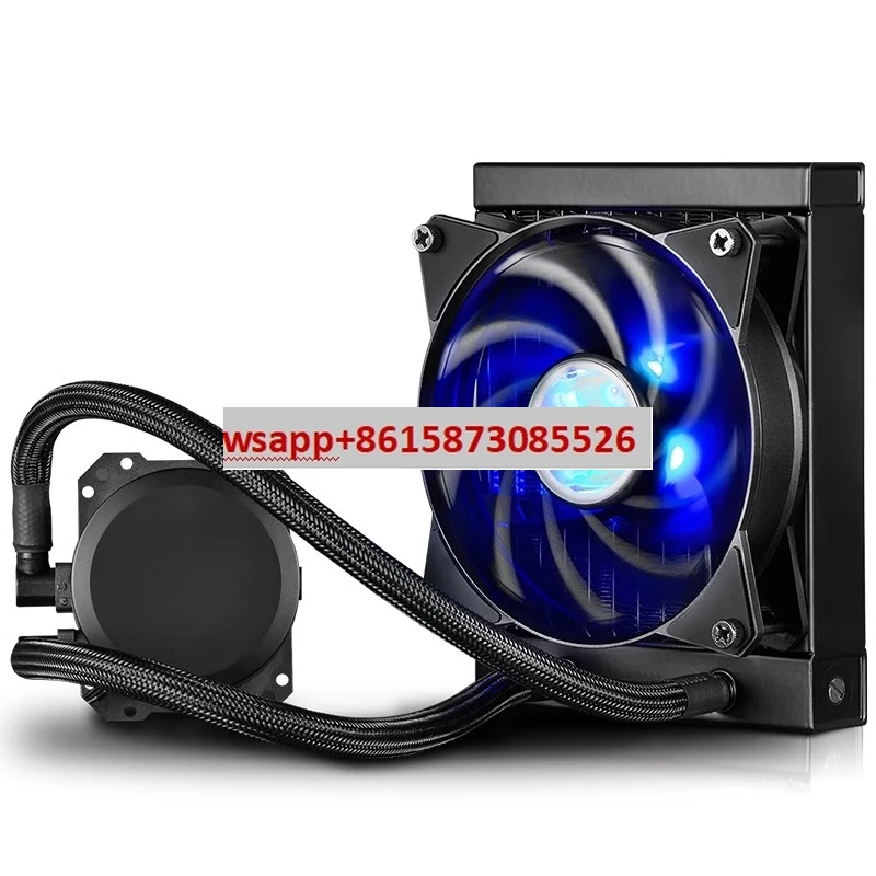 

120 B120i water-cooled radiator blue/red fan B120RGB AM4
