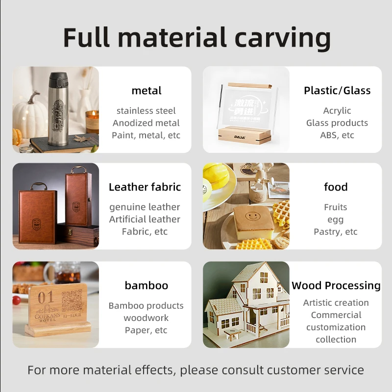 DAJA D5 Pro Laser Engraving Cutting Machine High Precision Metal Laser Engraver for Wood Leather Acrylic