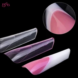 BNG 150PCS Dual Forms with Guide Line Inside Almond Nail Poly Extension Gel Forms 15 Sizes Nail Forms Design for French Manicure