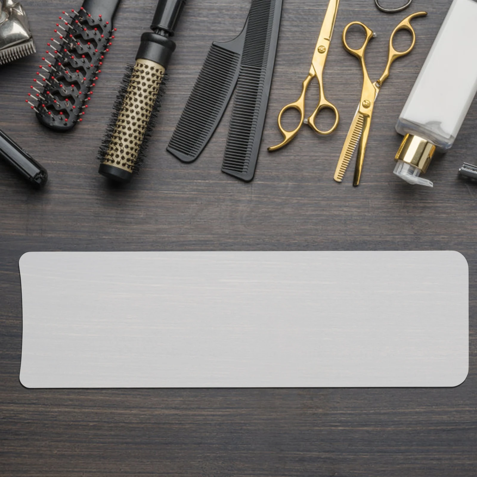 

2pcs Durable Hair Highlighting Board Transparent Dye Paddle Practical Coloring Tool For Home And Professional