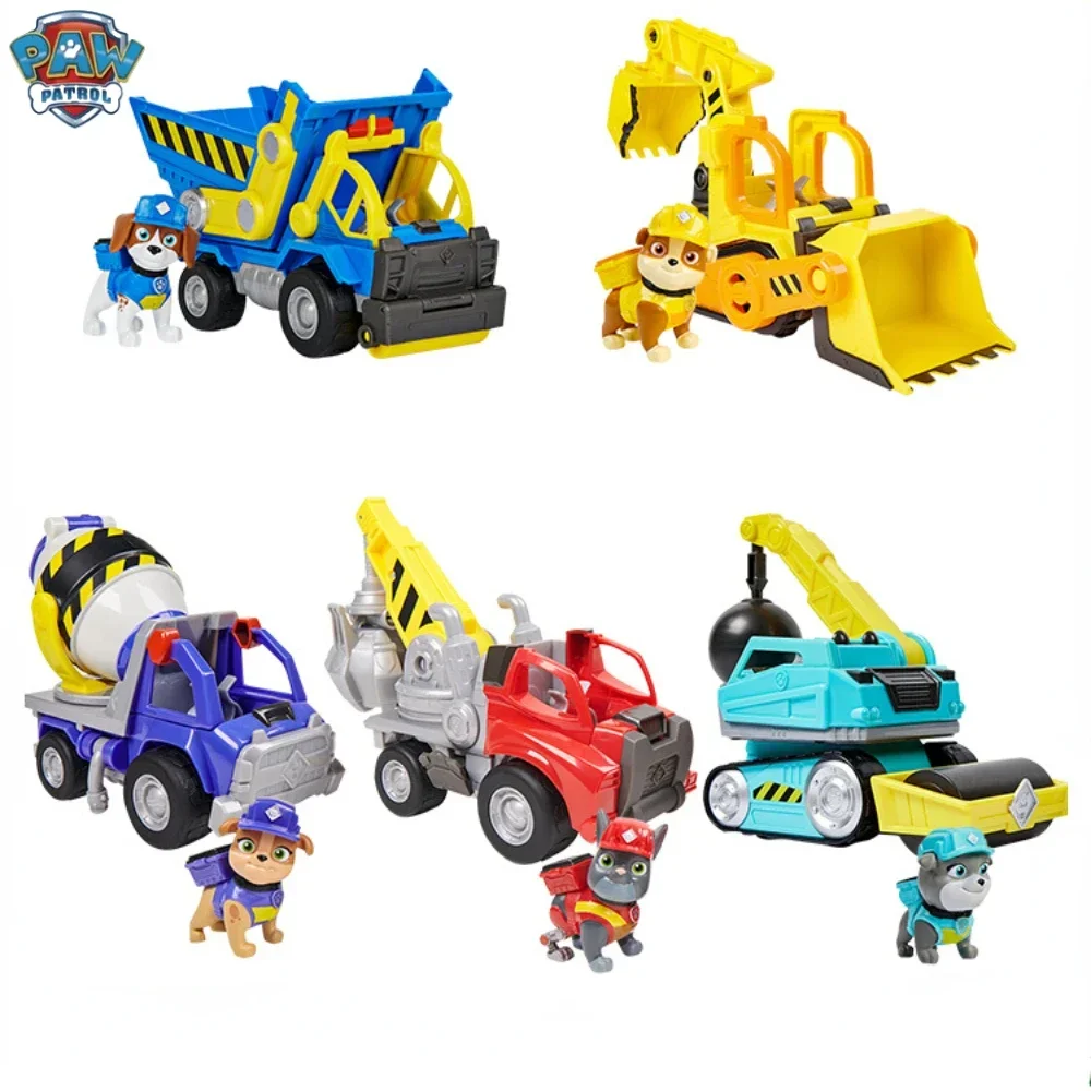 PAW Patrol Medochoji Small Gravel Engineering Family Road Roller Rescue Vehicle Toy