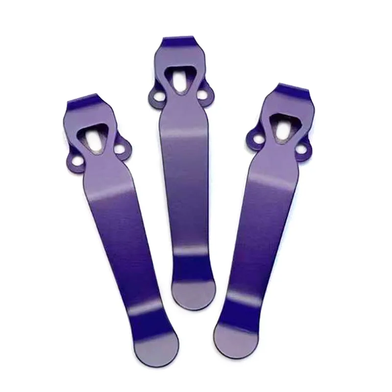 

10 Colors Titanium Knife Pocket Back Clip For Benchmade Griptillian Bugout 535 940 551 Emerson CQC ZT Zero Tolerance 0640 0920